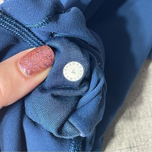 Lululemon Blue Align Crop Leggings High Rise Pants 4 - Picture 11 of 12